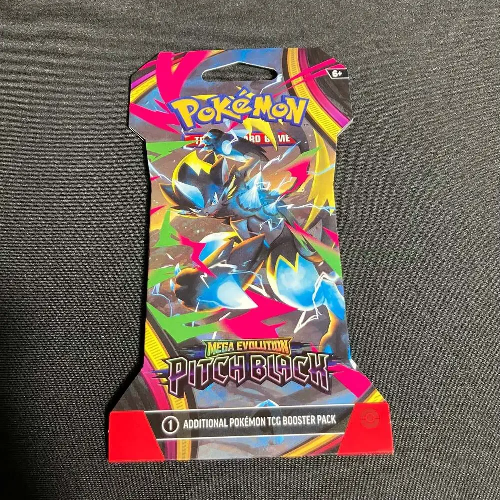 Pokemon TCG Mega Evolution-Pitch Black Sleeved Booster Pack Lot Of 6